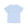 CAMISETA ALGODÓN AZUL MONNËKA