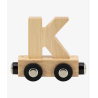 LETRA TREN NATURAL "K"