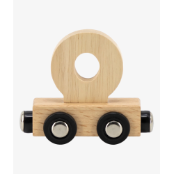 LETRA TREN NATURAL "O"