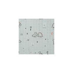 MUSELINA BAMBU JURASIC MENTA