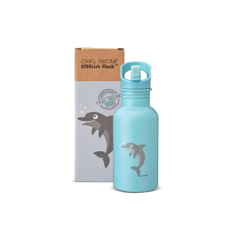 BOTELLA DE ACERO STEELISH FLASK BLUE 500ML
