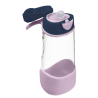BOTELLA DE TRITÁN CON BOQUILLA Y ASA 450ML B.BOX INDIGO ROSE