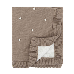 MANTA DOTS TRICOT+CORAL...