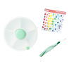 CAJA DE ALMUERZO SNACK SPINNER FLIP MINT GREEN
