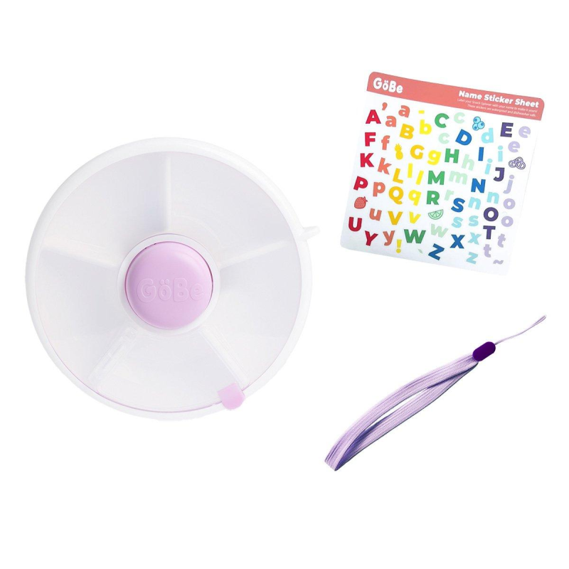 CAJA DE ALMUERZO SNACK SPINNER FLIP TARO PURPLE