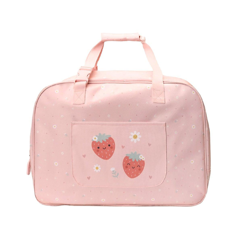 BOLSO DE PLAYA CON REJILLA STRAWBERRIES