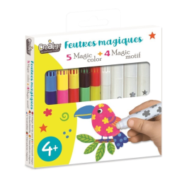 CAJA DE 5 ROTULADORES + 4...