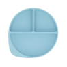 PLATO DE SILICONA CON VENTOSA SKY BLUE