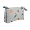 ESTUCHE CON 3 COMPARTIMENTOS DINOS WORLD