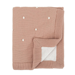 MANTA DOTS TRICOT+CORAL...