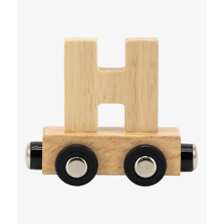 LETRA TREN NATURAL "H"