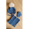 CONJUNTO MONNUAGE 3P (6-18m) AZUL
